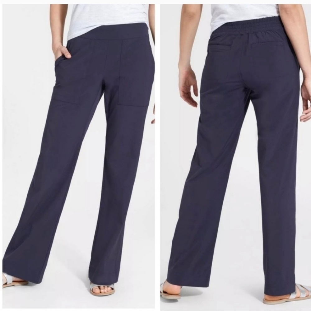 ATHLETA Chelsea Wide Leg Pants Black Size 0 Women’s 792454 - Picture 9 of 9